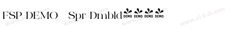 FSP DEMO   Spr Dmbld字体转换